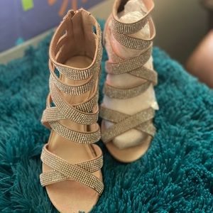 Cute diamond strappy heels